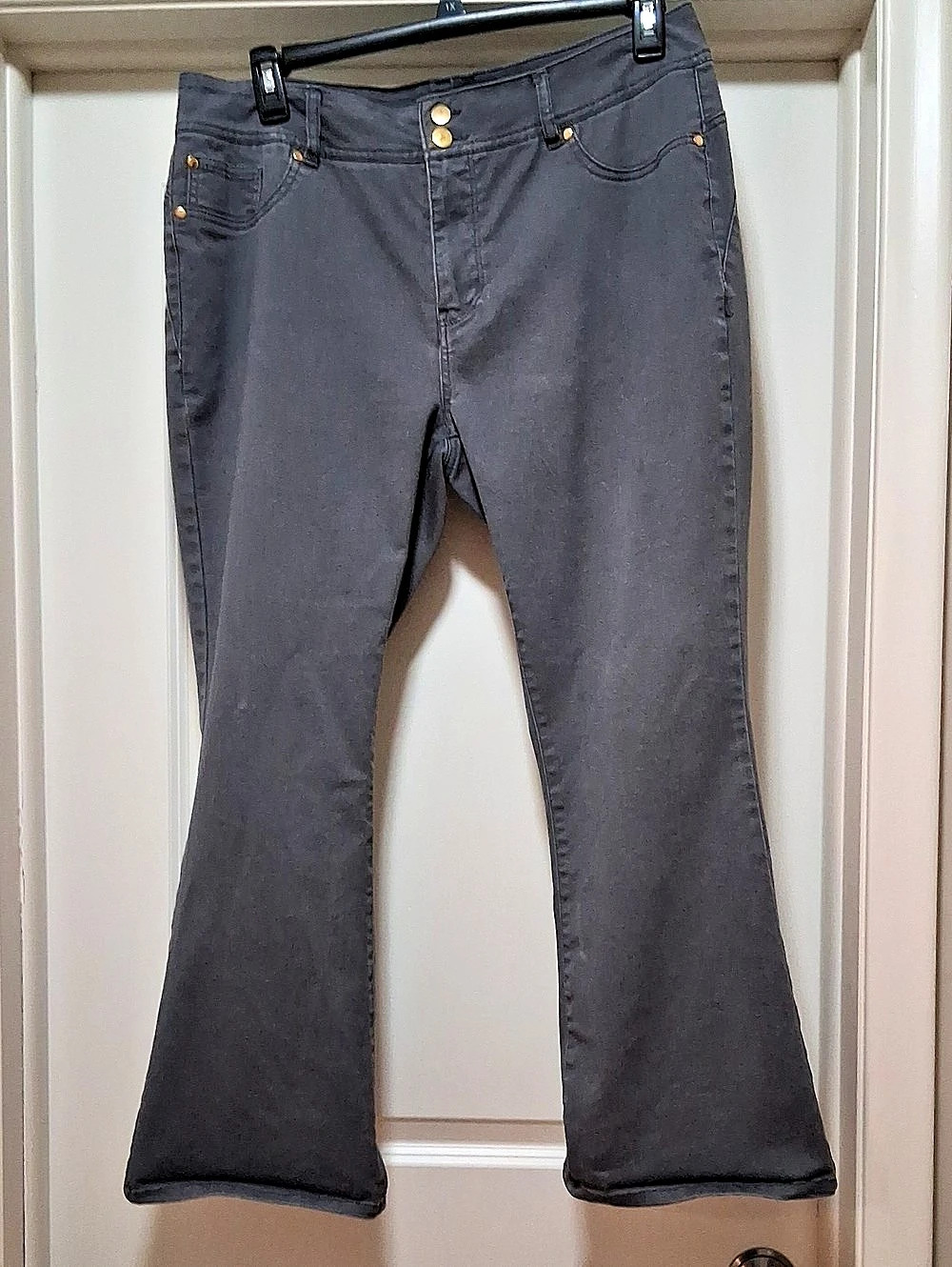 IMAN Gray Boot Cut Jeans